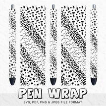 Cheetah Pen Wraps, Pen Wrap SVG, Pen Wrap Png, Leopard Pen Wrap, Inkjoy Pen - £2.38 GBP