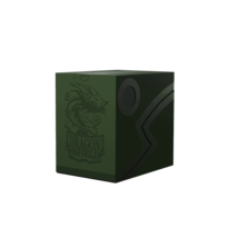 Dragon Shield Deck Box Double Shell Forest Green Black - $10.77