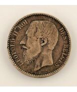 1886 Franco Belga (VF) Muy Buen Estado - $666.99 MXN