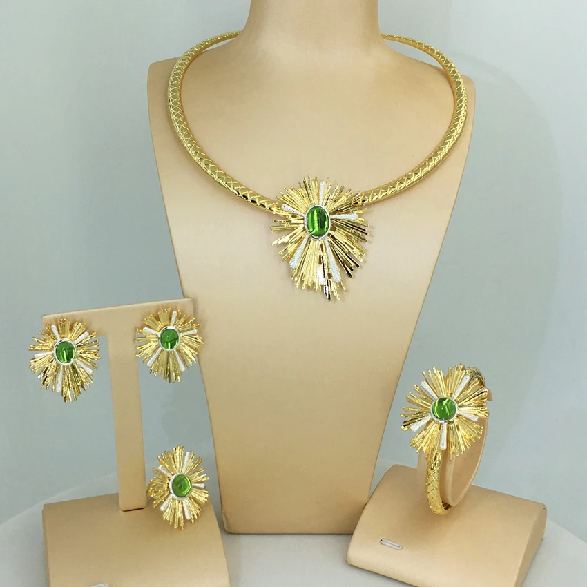 Luxury Rhinestone Jewelry  Fine Jewelry Sets for Women Christmas Gift  FHK12173 - £76.50 GBP