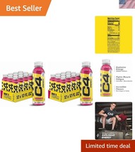 Refreshing C4 Watermelon Energy Drink - Non-Carbonated, Vegan, 24 Pack 1... - $1,681.19 MXN
