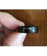 METALLICA Ring Size 8-13 Black Tungsten Carbide Wedding Band 8mm - €21,41 EUR