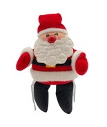 Santa On A Shelf Bean Bag Hallmark Vintage 1982 Christmas Holiday Mantle  - £11.27 GBP