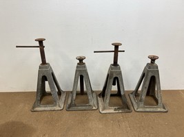 Vintage JACK STAND SET x 4 rv travel trailer camper stabilizer aluminum ... - $39.99