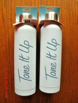 NEW Lot of 2 &quot;Tone It Up&quot; Water Bottles 17 oz vacuum wall stainless stee... - £7.13 GBP