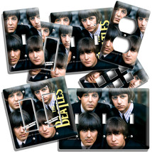 THE BEATLES JOHN GEORGE PAUL RINGO LIGHT SWITCH OUTLET PLATES MUSIC STUD... - $168.53 MXN+