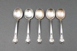 Gorham Chantilly Sterling Silver 6 3/8&quot; Cream Soup Spoons Set Of 5 No Mo... - $249.99