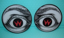 Cyclone Pinball Machine Plastic Promo Drink Coaster Set Of 2 Eyes - £13.21 GBP