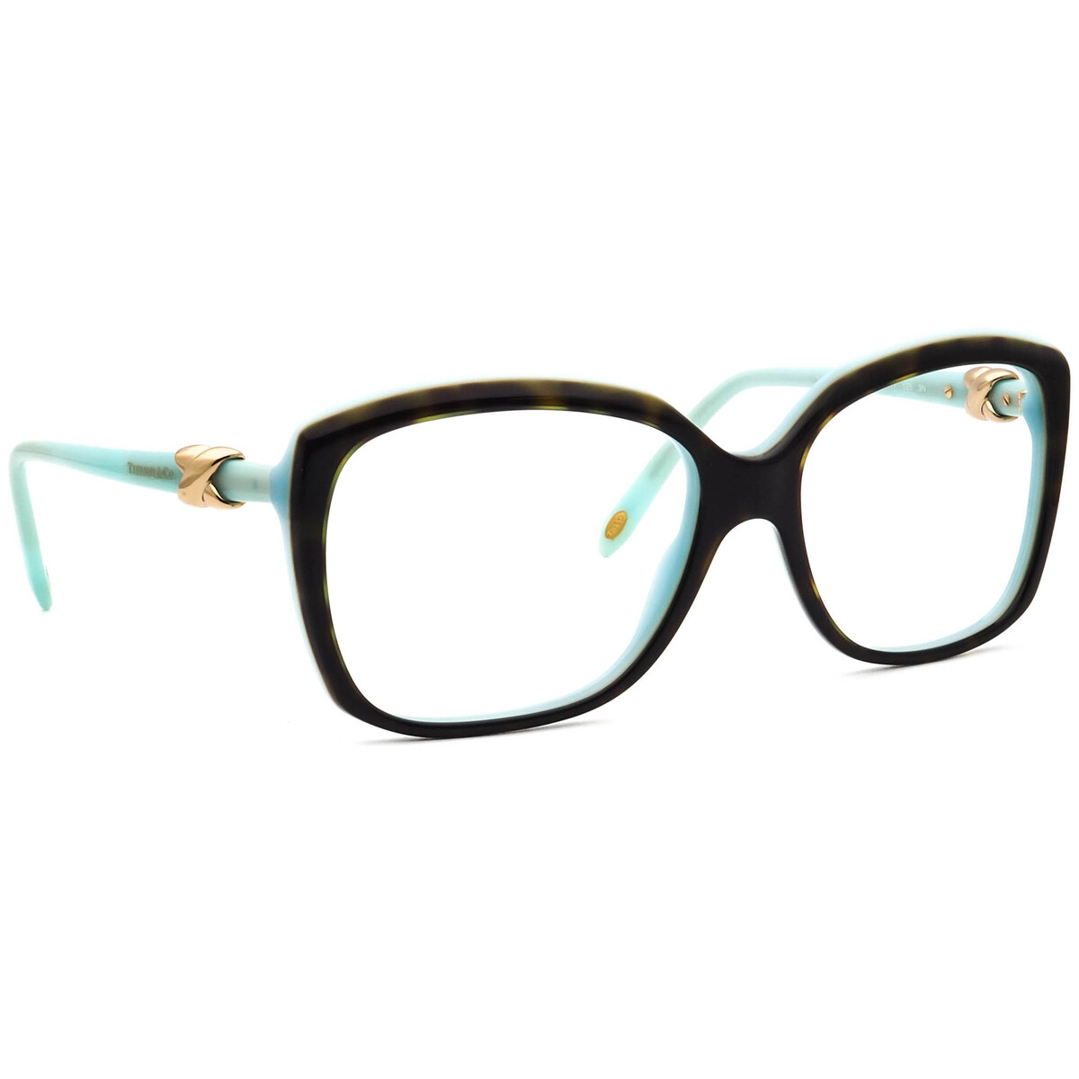 Tiffany &amp; Co. Sunglasses Frame Only TF 4076 8134/3B Havana/Blue Butterfl... - $199.99
