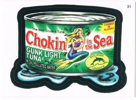 Wacky Packages Series 2 Chokin&#39; in the Sea Trading Card 31 ANS2 2005 Topps - $2.51