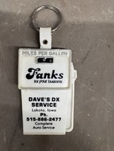 Vintage DX Service Station Fuel Mileage Calculator Gas Oil Keychain Lako... - $51.01