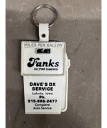 Vintage DX Service Station Fuel Mileage Calculator Gas Oil Keychain Lako... - $971.05 MXN