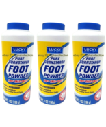 ( Lot 3 ) L.S.Soft Pure Cornstartch Foot Powder 7 oz Each SEALED - $24.19 CAD