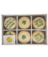 Martha Stewart St Patrick’s Day 6ct Set Macaron Ceramic Decor Irish Maca... - $349.63 MXN