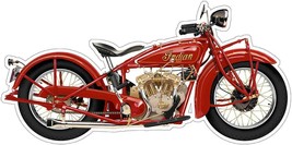 Large 1928 Indian Scout Plasma Cut Motorcycle Terry Pastor Art Plasma Metal Sign - $49.95
