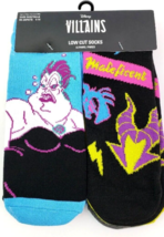 Disney Villains Womens Size 4-10 Ursula Low Cut Socks 10 Pairs - $14.22