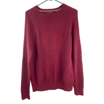 Banana Republic Long Sleeve Crew Neck Sweater Maroon Wool Lightweight Women Sz M - £12.94 GBP