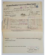 Elizabeth Plainfield &amp; Central Jersey Ry Company 1902 RR lot of 3 Billhe... - £47.77 GBP