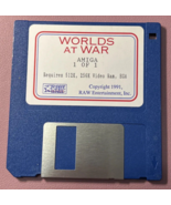 Worlds at War 3.5” Disk Only Vintage PC Game (1991 Amiga)  Raw Entertain... - $9.00