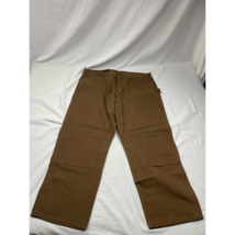 Dickies Mens Relaxed Fit Straight Leg Work Pants Brown Double Front 42x3... - £21.01 GBP