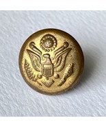 Vintage Post 1902 US Army Great Seal Uniform Button 15mm Gold Fechheimer... - £15.60 GBP