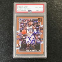 2017-18 Donruss Basketball #74 Ben McLemore Signed Card AUTO 10 PSA Slabbed Griz - £48.36 GBP