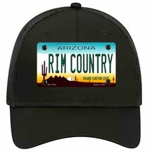 Rim Country Arizona Novelty Black Mesh License Plate Hat - £22.81 GBP