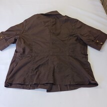 Jones New York RN#54050 Women's Brown Front Button Blazer Jacket Pockets Size 1X image 15