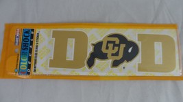 NEW Lot of 2 University of Colorado CU Buffaloes DAD Color Shock Sticker Decals - £3.88 GBP
