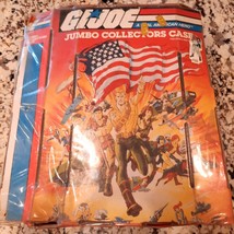 Vintage Hasbro G.I. Joe Jumbo Collectors Case Vinyl carry storage Made I... - $20.00