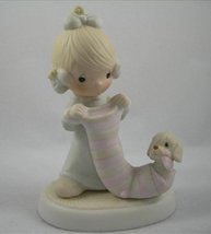 Precious Moments "Christmas Joy From Head To Toe" Porcelain Figurine - £7.74 GBP