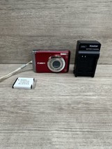 Canon PowerShot A3100 IS 12.1MP Digital Camera - Red Tested - $98.99