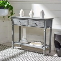 Console Table With Two Drawers And A Bottom Shelf By Safavieh Home Colle... - $115.98