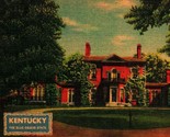 Ashland Home of Henry Clay Lexington Kentucky UNP Linen Bursheen Postcar... - $3.33