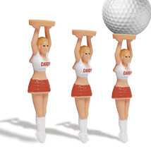 Longridge Caddy Tee (Pack of 3) - Pink. Novelty Golf Tees - $10.45