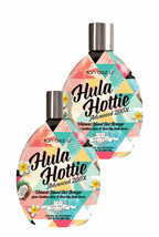 2 Bottles of Hula Hottie Tanning Lotion with 200X Volcanic Hot Bronzer.1... - $52.46