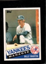 1985 Topps Traded #78 Billy Martin Nmmt Yankees Mg Nicely Centered - £4.02 GBP