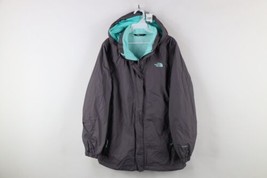 The North Face Womens Large Spell Out DryVent Resolve Parka Jacket Rain ... - $89.05