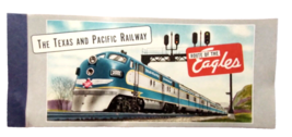 The Texas And Pacific Railway Route Of The Eagles Ticket Book NOS Train Railroad - £19.79 GBP