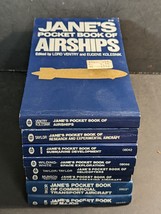 Lot of 8 1970s &quot;Jane&#39;s Pocket Book of&quot; Collectible Militaria Airships Space - £51.47 GBP