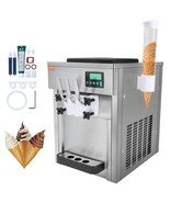 VEVOR Commercial Ice Cream Machine, 21 QT/H Yield, 1800W 3-Flavor Counte... - $2,002.34 CAD