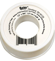 Roll THREAD SEAL PTFE plumber WHITE TAPE 1/2&quot; x260&quot; plumbers OATEY 31218W - $14.11