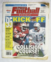  VINTAGE Sep 3 1995 Pro Football Weekly Magazine Dan Marino Jerry Rice - £15.59 GBP