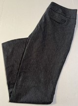 Studio 253 Dress Pants Size 12 (35 x 31.5) Womens Gray Trousers Stretch - £7.82 GBP