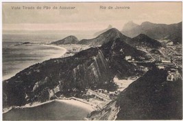 Postcard Vista Tirada do Pao de Assucar Rio de Janeiro Brazil - £2.75 GBP