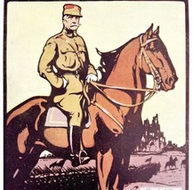 Commander Marshal Foch YC Cover 1918 Lithograph Patriotic Art Thanksgivi... - $49.99