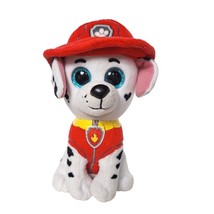 Ty Beanie Boo PAW Patrol Marshall Plush Dalmatian Dog Red Firefighter 6.75&quot; - $278.01 MXN