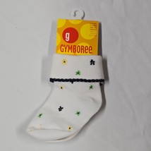 Vintage Gymboree Y2K 2002 Sporting Green White Yellow Blue Flower Socks ... - $14.84