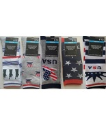 Patriotic Socks Fireworks Flag Lady Liberty Stars  Men’s Size 6 to 12 On... - £2.39 GBP