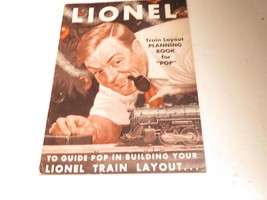 LIONEL POST-WAR VINTAGE &#39;TRACK LAYOUT PLANS FOR POP&#39; BOOK- 1949- EXC. - H50 - $6.60